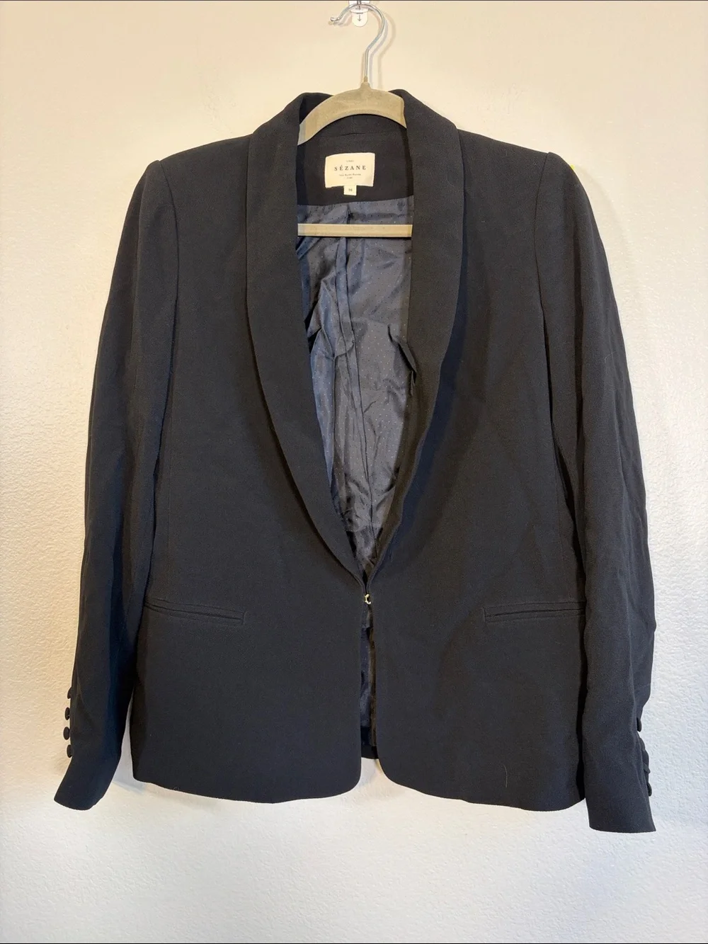Sezane Sarina Blazer in Black - 36 (US 4)